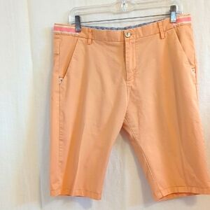Bermuda Shorts Etzo Chino Apricot Size 10